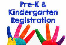 Pre-Kindergarten and Kindergarten Registration for 2022-2
